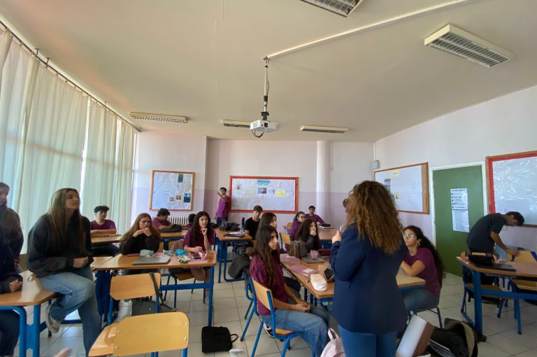 High school students participating in the Class Representatives elections at LWIS-AiS.