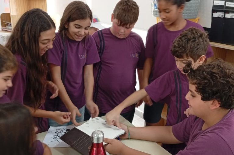 Lower Campus students at LWIS-AiS taking part in Class Representatives elections.