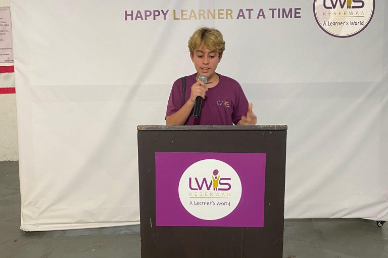 LWIS-AiS students auditioning for the Model United Nations (MUN) program