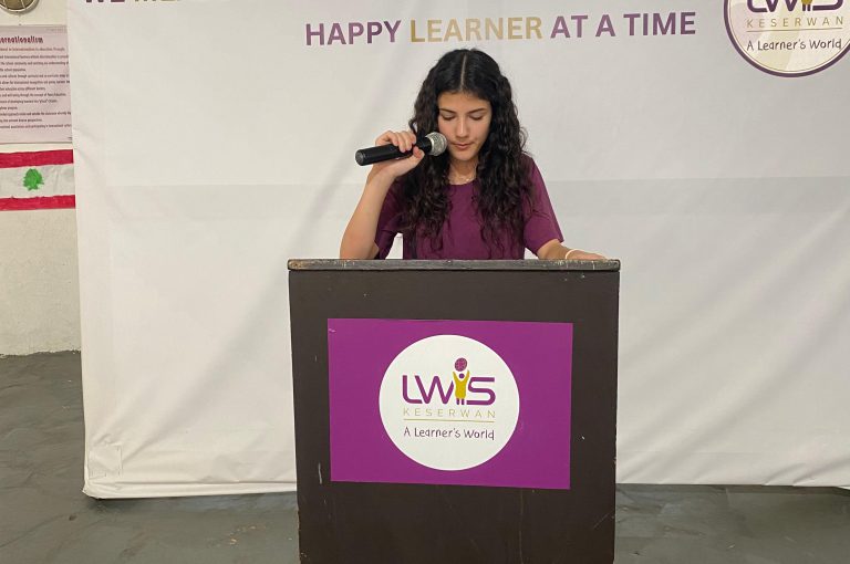 LWIS-AiS students auditioning for the Model United Nations (MUN) program