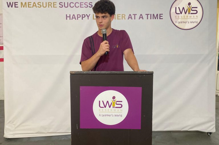 LWIS-AiS students auditioning for the Model United Nations (MUN) program