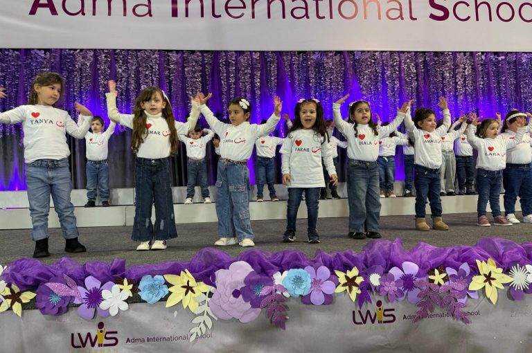 LWIS AIS students expressing appreciation during Mother’s Day activities.