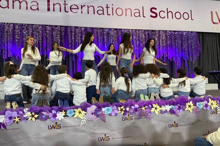 LWIS AIS students expressing appreciation during Mother’s Day activities.