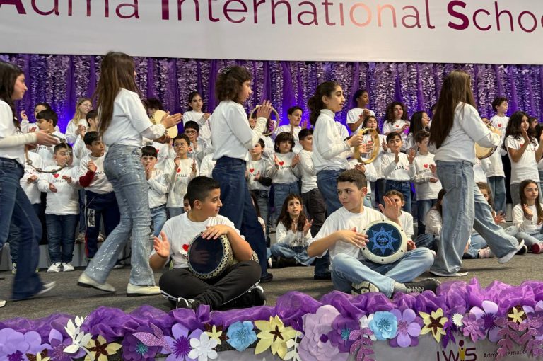 LWIS AIS students expressing appreciation during Mother’s Day activities.