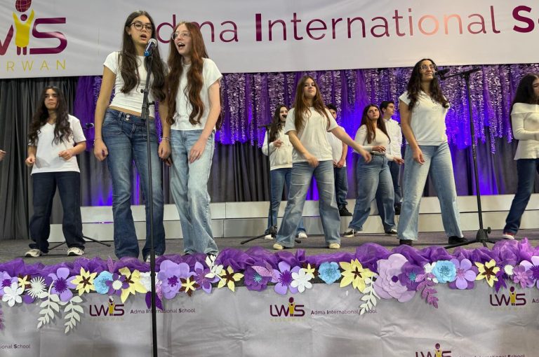 LWIS AIS students expressing appreciation during Mother’s Day activities.