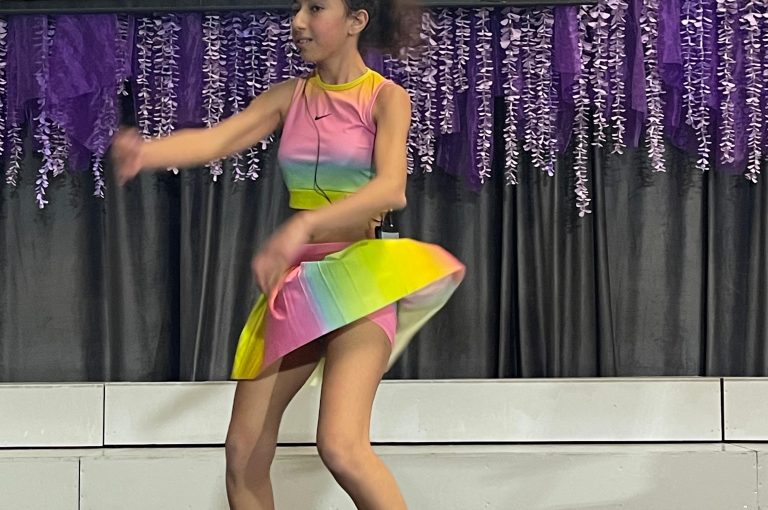 Lower School students performing various acts on stage during a talent show.