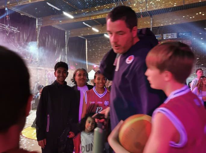 Grade 5 player Kyle Eid competing at the Mondial Minibasket Tournament in France. Selected for the All-Star Game after strong performances with Brainers Basketball Academy.