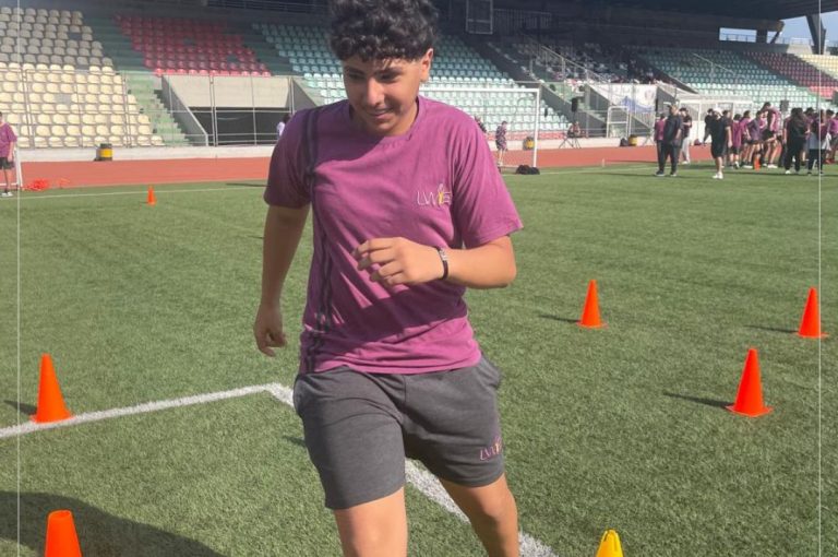 Students at LWIS Adma International School taking part in Sports Day activities through collaboration with Miami Fitness Factory, combining fitness, fun, and teamwork.