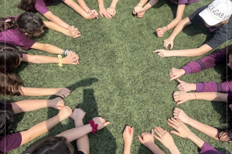 Students at LWIS Adma International School taking part in Sports Day activities through collaboration with Miami Fitness Factory, combining fitness, fun, and teamwork.