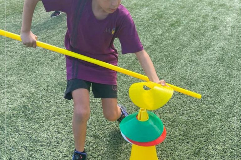 Students at LWIS Adma International School taking part in Sports Day activities through collaboration with Miami Fitness Factory, combining fitness, fun, and teamwork.