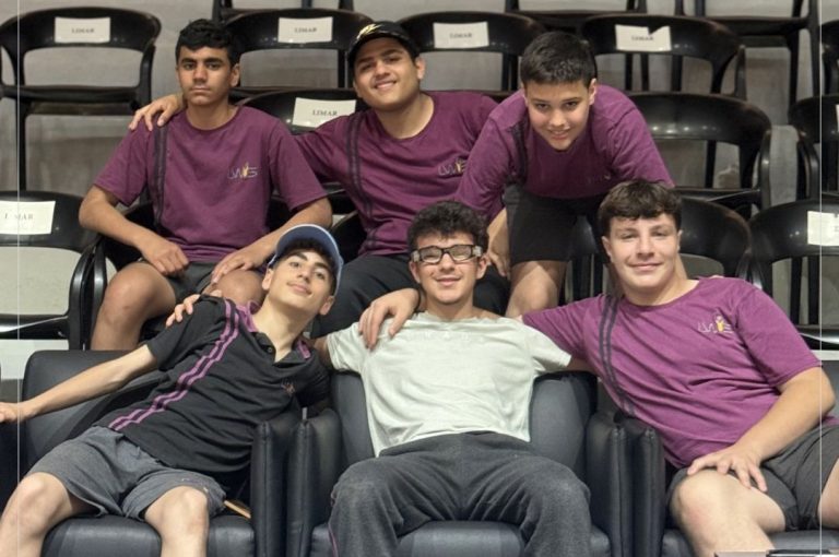 Students at LWIS Adma International School taking part in Sports Day activities through collaboration with Miami Fitness Factory, combining fitness, fun, and teamwork.