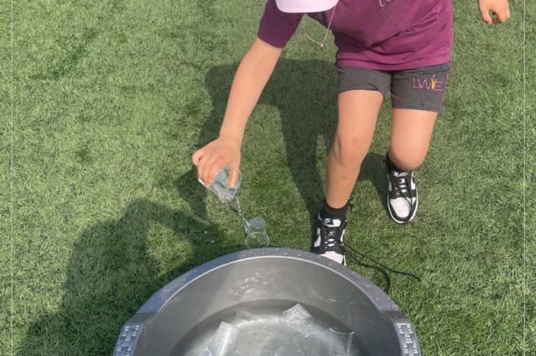 Students at LWIS Adma International School taking part in Sports Day activities through collaboration with Miami Fitness Factory, combining fitness, fun, and teamwork.