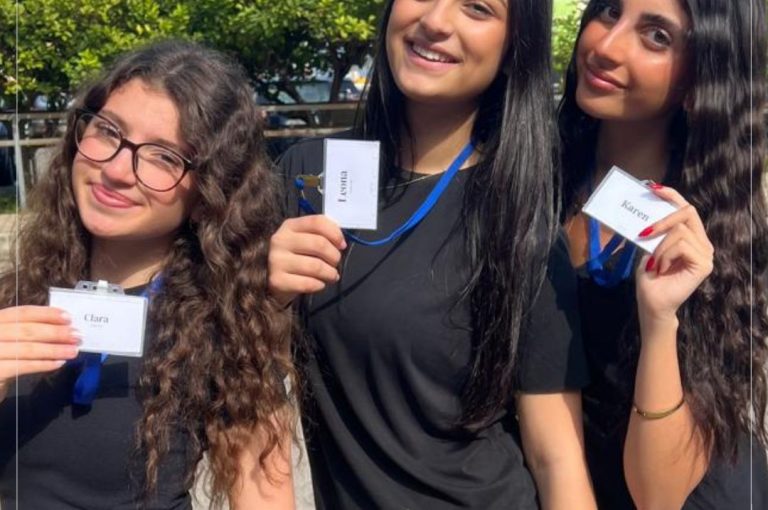 Students at LWIS Adma International School taking part in Sports Day activities through collaboration with Miami Fitness Factory, combining fitness, fun, and teamwork.