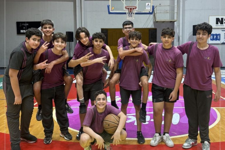 Students at LWIS Adma International School taking part in Sports Day activities through collaboration with Miami Fitness Factory, combining fitness, fun, and teamwork.