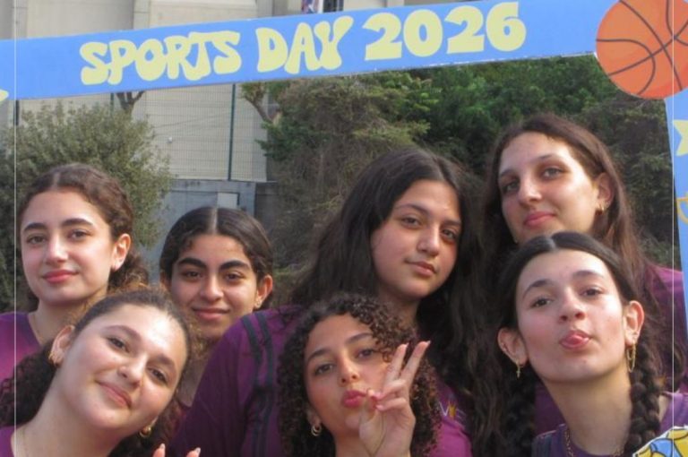 Students at LWIS Adma International School taking part in Sports Day activities through collaboration with Miami Fitness Factory, combining fitness, fun, and teamwork.