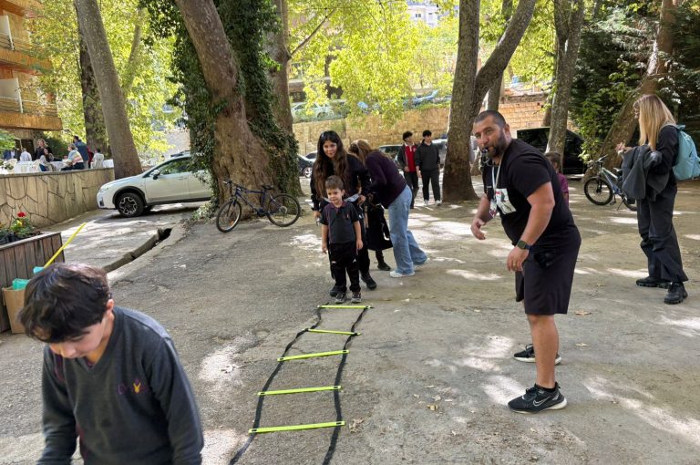 LWIS-AiS students, parents, and staff participating together in a trip to Faraya, enjoying outdoor activities and moments of connection that reflect the school’s strong sense of community.