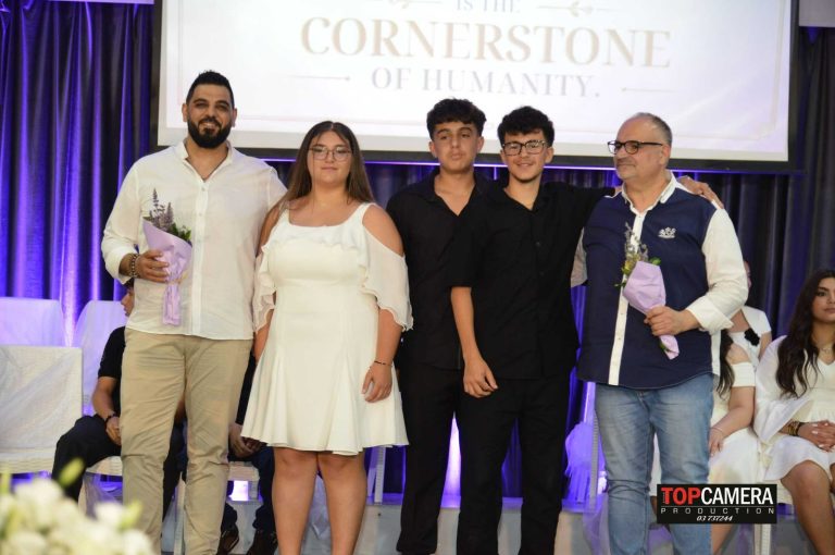 Grade 9-Brevet Class of 2025–2026 students receiving their graduation honors and enjoying their prom night with classmates, teachers, and families.
